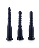 Hismith Silicone Anal Dildo with KlicLok System, 3pcs Anal Initiation Kit for Beginners